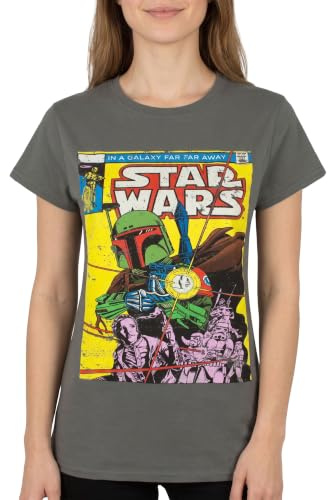 Star Wars Women's Boba Fett Comic T-Shirt