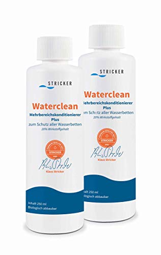 2 Waterclean Mehrbereichs Wasserbett Konditionierer / Conditioner Plus je 250 ml