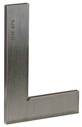 CNC QUALITÄT Präzisions Kontrollwinkel flach 100x70 mm DIN 875/2 - INOX