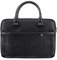 Artwizz Leather Bag kompatibel mit MacBook Air 15 & MacBook Pro 15-16 (2019, nicht 2021) – Leder Notebooktasche mit Zubehörfach, Schwarz