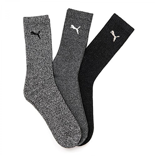PUMA Herren Crew Socken, Grau / Grau, 47-49 EU
