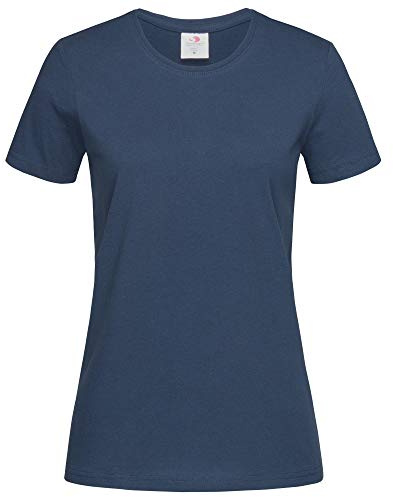 Stedman Apparel Women's Classic-T/ST2600 Regular Fit Short Sleeve T-Shirt, Navy Blue, Size 18 (Manufacturer Size:XX-Large)