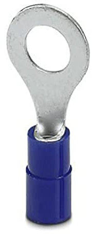 PHOENIX CONTACT C-RCI 2.5/M6 Ringkabelschuh, 1.5mm²-2.5mm² Querschnitt, M6 Gewindegröße, Blau, 50 Stück