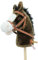 Sweety Toys 5055 Steckenpferd ” My Little Pony” Chocolate, super süss, mit Funktion Gewieher und Galoppgeräusch