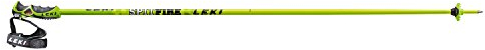 LEKI Erwachsene Skistock Spitfire S, Base Color: Neon Yellow/Design: Green-White-Black, 95 cm