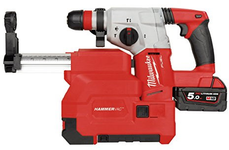 Milwaukee Akku-Bohrhammer SDS Plus M18CHXDE-502C 2x 18 V / 5 Ah Li-Ion, 1 Stück, 4933448185