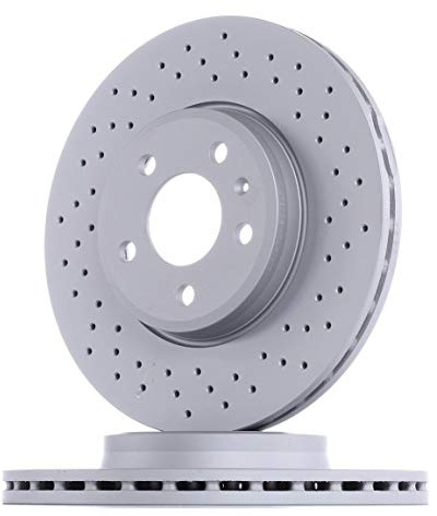 ZIMMERMANN 100.3330.52 2x Bremsscheiben Vorne Ø314mm innenbelüftet gelocht Kompatibel mit AUDI A4 Avant 8K5, B8 8K0615301 8K0615301T 8W0615301G