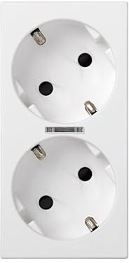 Simon 50010432-030 - Base Doble Schuko Por Corte Con Led Bl