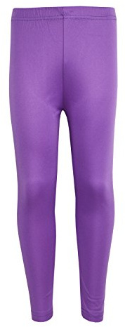 A2Z 4 Kids Girls Plain Legging Dance Fashion Leggings - New Legging Lilac 5-6