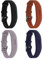 huadea kompatibel Bands Ersatz für Fitbit Flex 2 mit Armbanduhr Schnalle (11 Farben) Armband aus weichem Silikon, 4 Stück