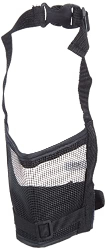 Trixie 19263 Maulkorb mit Netzeinsatz, Polyester, M, schwarz