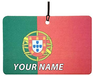 Désodorisant De Voiture Personnalisé Drapeau Portugal Flag