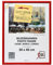 3-B Cadre de l'image ULM 30x40 cm - rouge - cadre photo en bois, avec verre acrylique