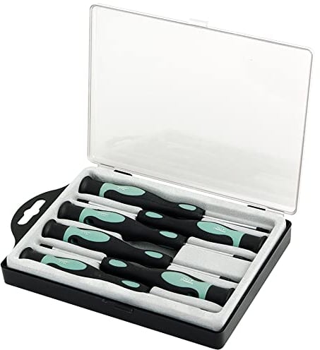 LogiLink WZ0021 - Feinmechaniker Schraubendreher-Satz für präzise Arbeit in praktischer Transportbox