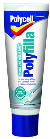 Polycell 20216 Ready Mixed Tube Moisture Resistant Polyfilla, 330 g - White (Package may vary)