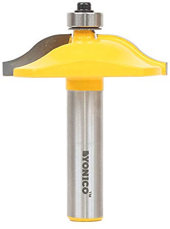 Yonico 12132 - Mini Raised Panel Router Bit, Ogee - Diameter: 2-1/4, Cutting Depth: 7/8 - 1/2 Shank