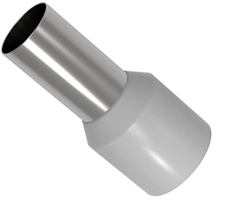 AUPROTEC Aderendhülsen von 0,34-50 mm² isoliert 10-1000 Stück Auswahl: (500 Stück, 35 mm² grau)
