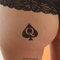 25 x Queen of Spades Logo als Tattoo in schwarz - Temporary fetisch Hotwife Tattoo (25)