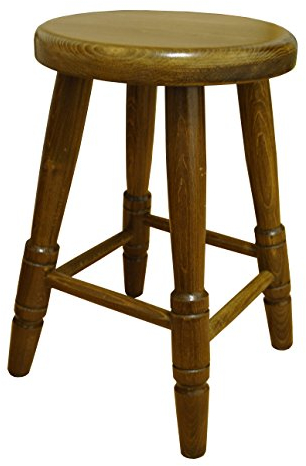 Magnetic Mobel Hocker Massiv Stuhl Sitz Sitzmöbel Buche H 45 cm Neu (Eiche)