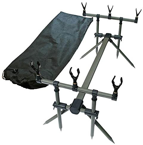 Oakwood Specimen Carp Fishing Goal Post Rod Pod With Bag & Rests