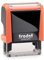 Trodat Printy 4911 – neon orange- mit Wunschtext personalisierbarer Namensstempel – gleich online gestalten, Adressstempel oder Textstempel - 38x14 mm - 4 Zeilen, hochwertiger Stempel zum Superpreis