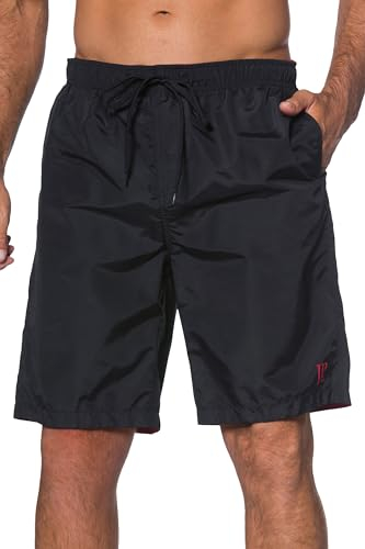 JP 1880 Herren Badeshorts, Beachwear, Elastikbund Badeshorts Schwarz 4XL