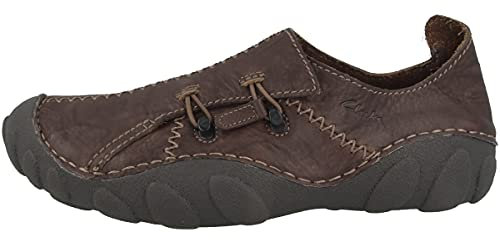 Clarks Herren Momo Spirit 2 Slipper, Braun Ebony Leather, 44.5 EU