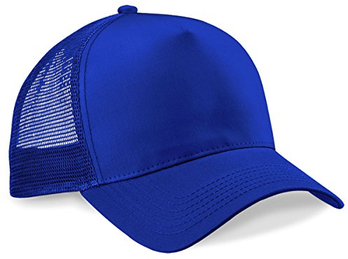 Beechfield Half Mesh Trucker Cap, royalblau/weiß Königsblau / Weiß