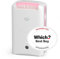 EcoAir DD1 Classic MK6 Pink Desiccant Dehumidifier | Electronic Control | 7.5 L/Day | Quiet 34dBA | Ioniser | Silver Filter | Laundry | Timer | 6Kg | Economy Mode | Home Garage Basement Boat
