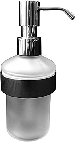Duravit Seifenspender D-Code, Flüssigseifen-Spender, Pumpseifenspender nachfüllbar, Wandmontage, Fassungsvermögen 390 ml, Chrom