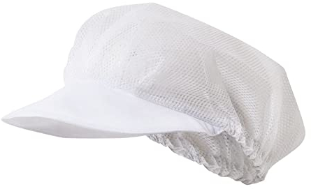 VELILLA 93, Cofia con rejilla, color Blanco, Talla Única