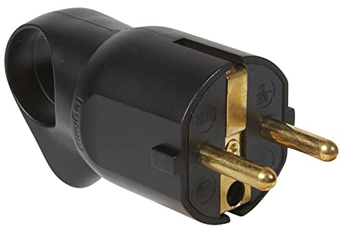 Legrand 050328 STECKER MIT ABZUG SCHWARZ