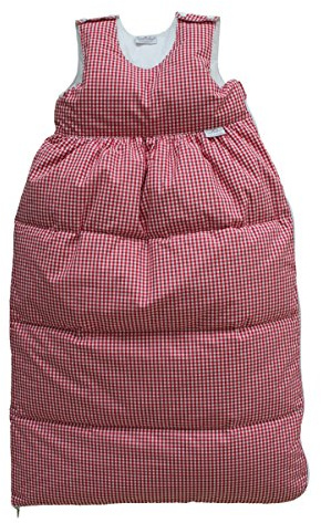 Tavolinchen Babyschlafsack Daunenschlafsack TwistKaro Kinderschlafsack - rot - 60cm