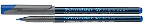 Schneider MAXX 222 F permanent marker Dokumentenecht, Permanentmarkern (blau, 0,7 mm)