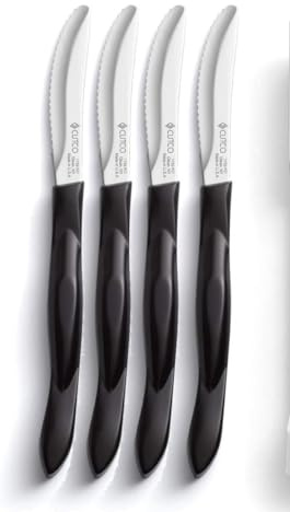 Vier (4) Cutco Classic, dunkelbraune Tafelsteakmesser #1759