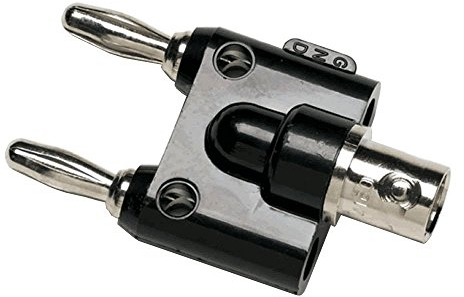 Fluke BP880 Messadapter BNC-Buchse - Bananenstecker 4mm stapelbar Schwarz