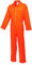 Portwest C811ORRXS Tuta Intera in Cotone, Arancio, XSmall