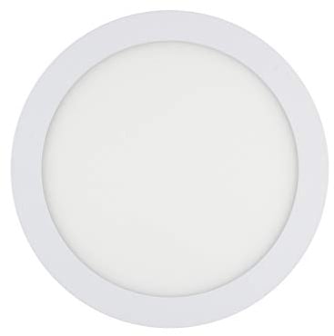 LEDKIA LIGHTING - Placa LED 18W Circular Foco Downlight Empotrable Plano | Luz Neutra 4000K | 1400 lm | Ángulo 120º | Vida útil 40,000 horas | Alto rendimiento cromático, Blanco Neutro, Aluminio