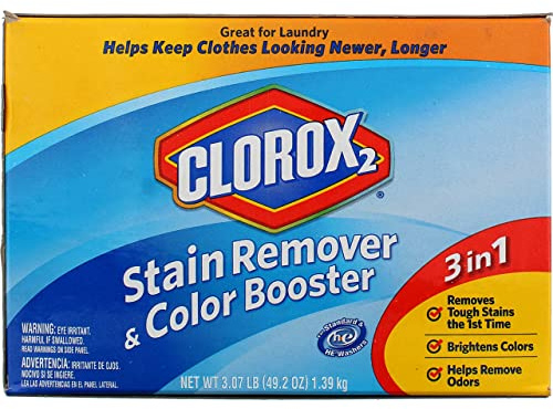 Stain Fighter and Color Booster Detergent, Powder, 49.2 Once. Box