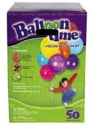Helium Tank Balloon Time Kit Total 150 Balloons (Pack of 3)