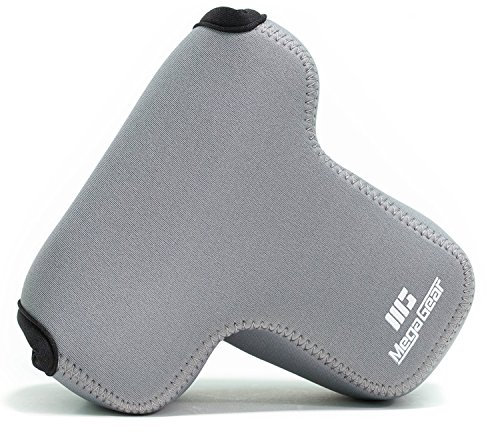 MegaGear Matériau Léger Neoprene Sac photo Housse Étui Sacoche pour Sony Alpha a7 II, a7R II, & a7S II et Objectifs- 28-70mm Lentille (Gris)