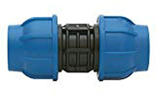 Raccordo Compressione Pp Pn16-25 X 25 - Raccordo Tubi Polietilene Manicotto