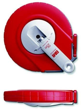 BMI 515234050AF Stahlbandmaß Pontarit 50-AF 50m mit Teilung in Kapsel Radius