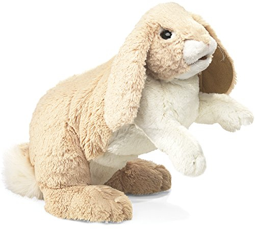 Folkmanis Puppets 2838 Puppet and Theatre - Floppy Bunny Rabbit