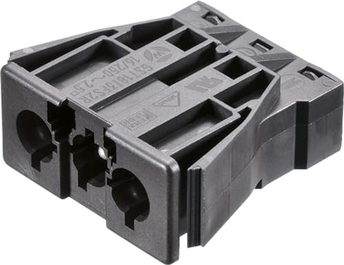 BACHMANN Einbaustecker GST18/3 schwarz
