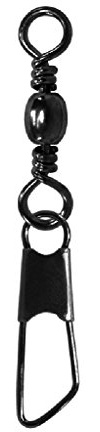 Jenzi Karabiner-Wirbel in Black-Nickel Gr.10 bis 10kg