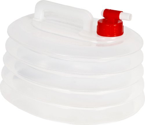 Trespass Squeezebox-Contenitore per Acqua, 6 l Uomo, Bianco, 6 Litri