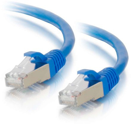 C2G 00681 Cat6a Cable - Snagless Shielded Ethernet Network Patch Cable, Blue (10 Feet, 3.04 Meters)