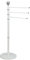 MSV Porte Serviettes 3 Branches Acier Blanc