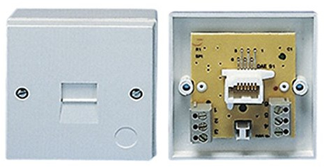 Surface Mounted 2/6A Secondary Telephone Socket with Screw Connections P219B